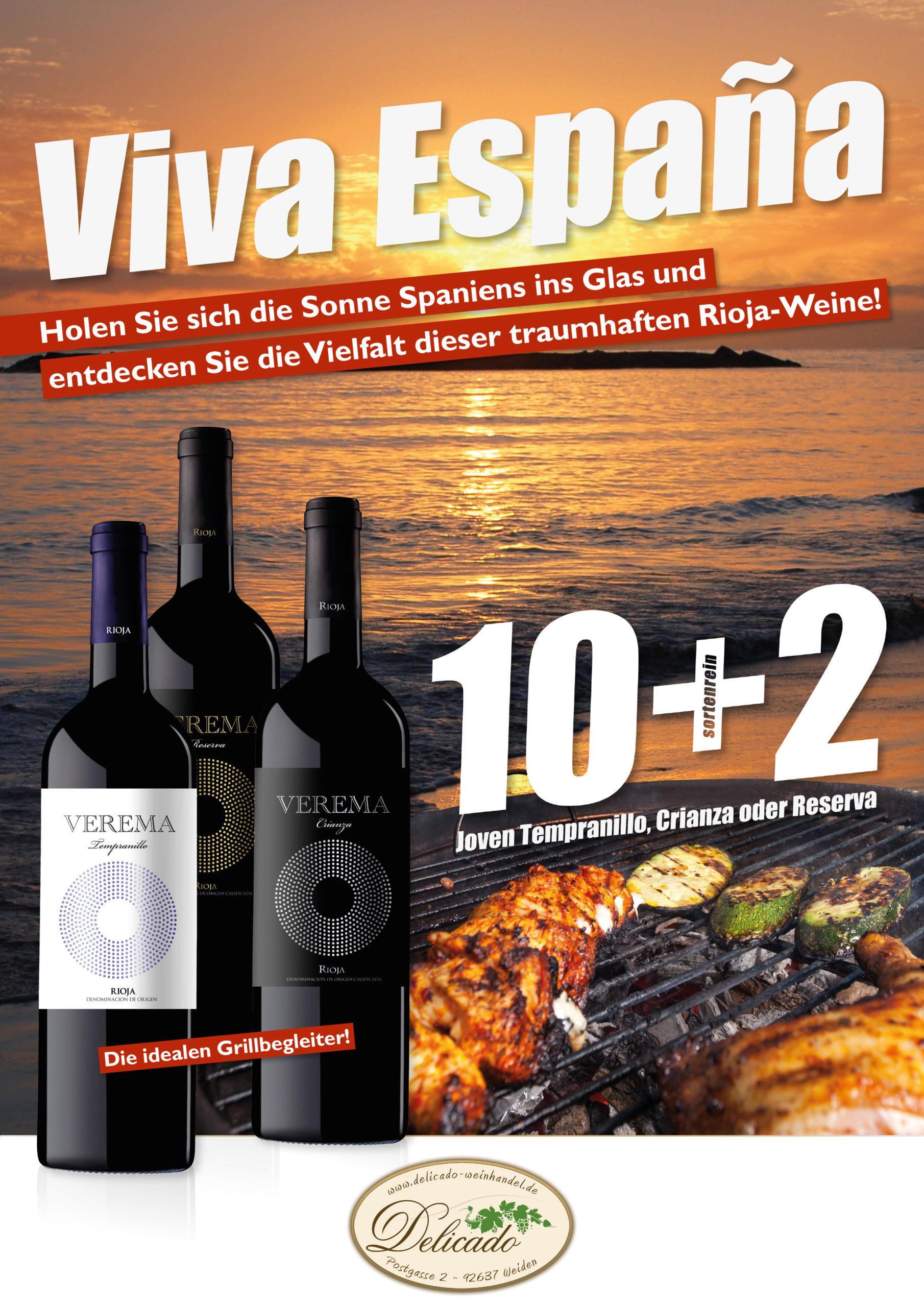 "Pack die Sonne in dein Glas" Rioja Weine zum Urlaubspreis !